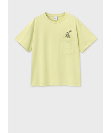 ウィメンズ ポケット "Rabbit" 半袖Tシャツ