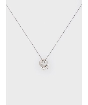 "Double Ring Motif" ネックレス