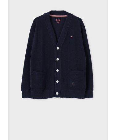 "Stripe Bar" インレイ カーディガン