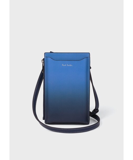 グラデーションレザー スマートフォンショルダー