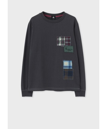 RED EAR パッチワークプリント ロングスリーブTシャツ