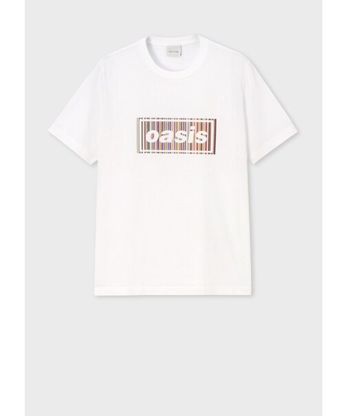 Paul Smith × Oasis シグネチャーストライプロゴ Tシャツ