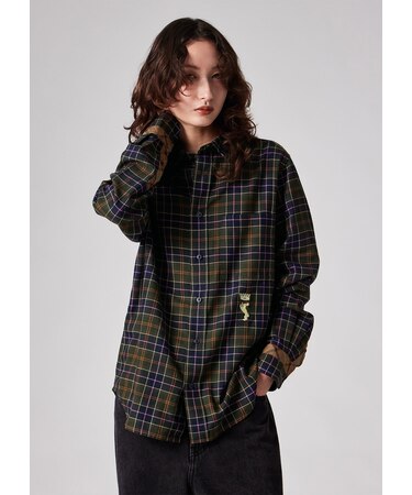 ウィメンズ Paul Smith loves Barbour" タータンチェック カジュアルシャツ