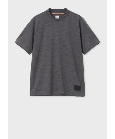 "Cropped Logo" テックウール Tシャツ