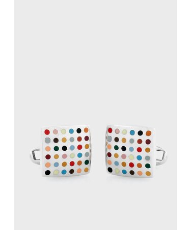 "Signature Stripe Dots" カフス