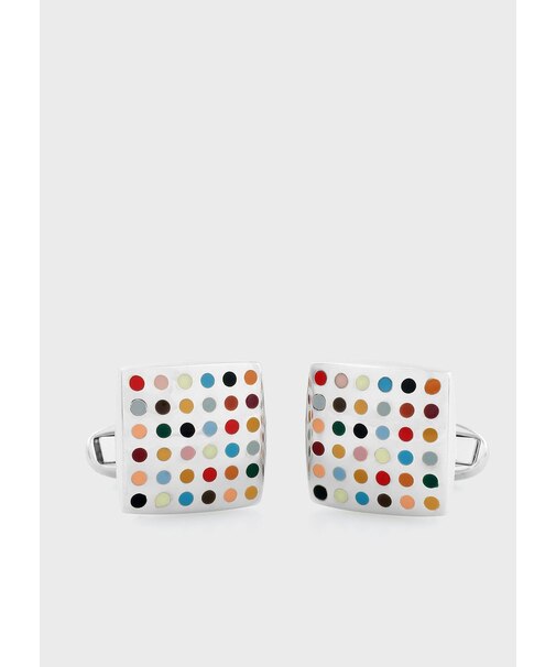 "Signature Stripe Dots" カフス