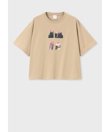 ウィメンズ "Cut Up In Quarters" 半袖Tシャツ