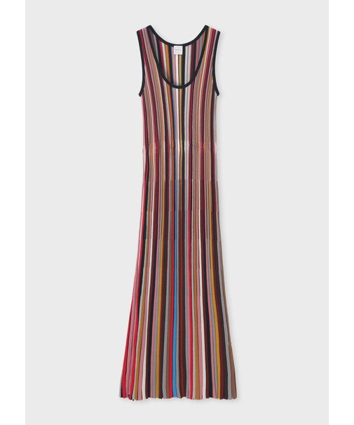 ウィメンズ "Signature Stripe" ノースリーブ ニットドレス