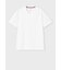 リブ Vネック 半袖Tシャツ