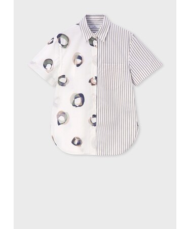 ウィメンズ “Painted Spot” ミックスアップ 半袖シャツ