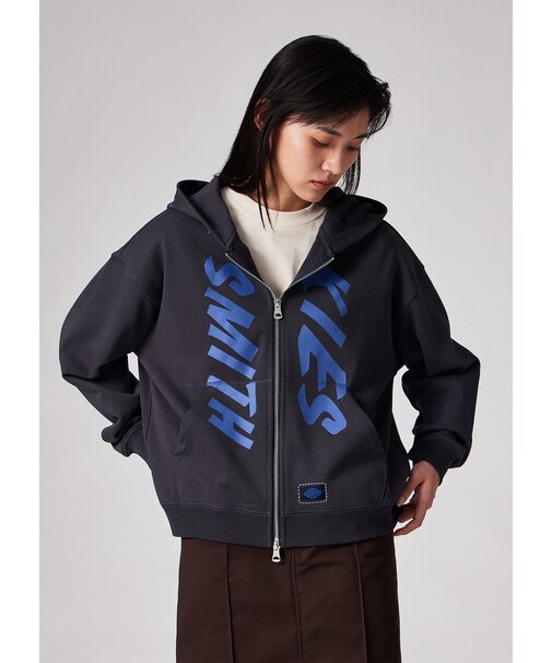 ウィメンズ Dickies□ × PS Paul Smith  ジップアップ パーカ