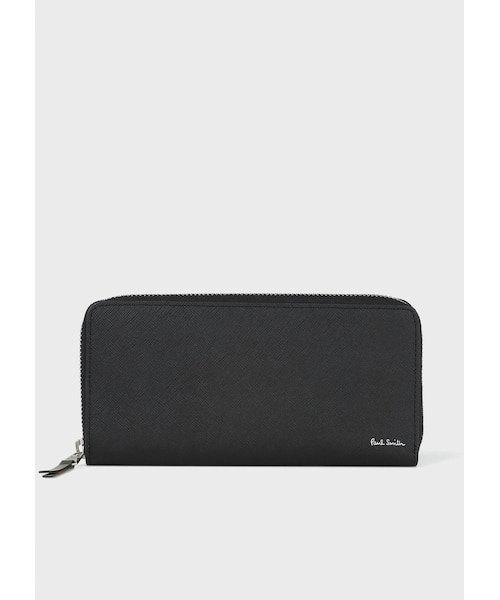 極美品 ポールスミス マーケトリーストライプラビット 長財布 ラウンドファスナー マーケトリーストライプラビット 長財布｜ポール・スミスバッグの