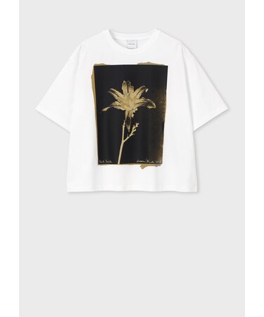 ウィメンズ フローラル フォトプリント 半袖Tシャツ