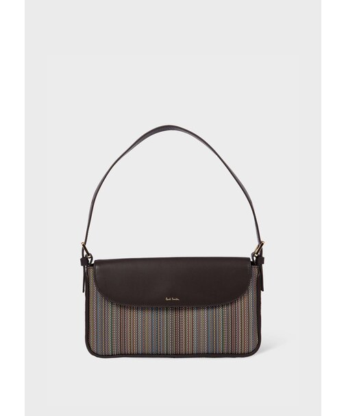 ウィメンズ "Signature Stripe" トップハンドル バッグ
