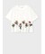 ウィメンズ フラワー ヘムプリント 半袖Tシャツ