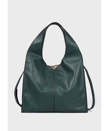 シグネチャーストライプトライアングル 2WAYショッパートートバッグ