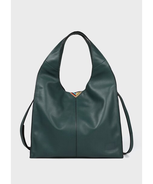 シグネチャーストライプトライアングル 2WAYショッパートートバッグ