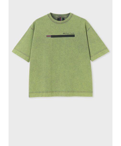 "Sports Stripe Bar" ヴィンテージライク Tシャツ