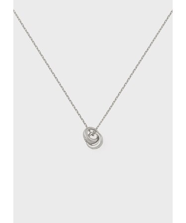 ウィメンズ "Double Ring Motif" ネックレス
