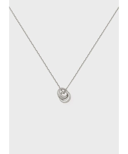 ウィメンズ "Double Ring Motif" ネックレス