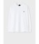 "Sports Stripe Zebra" ワンポイント 長袖Tシャツ