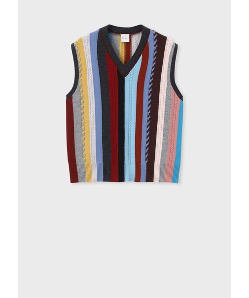 ウィメンズ "Signature Stripe" ニット ベスト