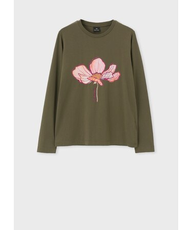 ウィメンズ シングル ブルーム 長袖Tシャツ