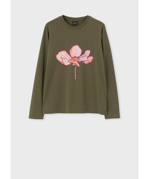 ウィメンズ シングル ブルーム 長袖Tシャツ