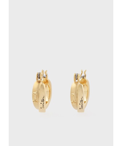 ウィメンズ "Double Ring Motif" ピアス