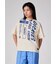 ウィメンズ Dickies□ × PS Paul Smith ロゴプリント 半袖Tシャツ