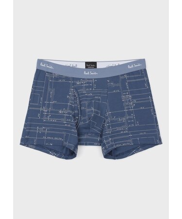 "Blue Print" ボクサーパンツ