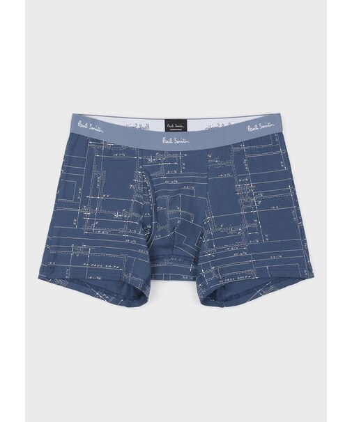 "Blue Print" ボクサーパンツ