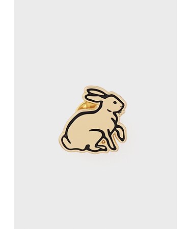 "Paul Smith Loves Barbour" "Rabbit" ピンバッジ