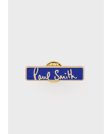 "Paul Smith Loves Barbour" "Signature Logo" ピンバッジ