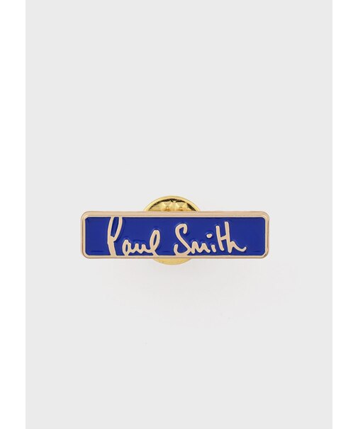 "Paul Smith Loves Barbour" "Signature Logo" ピンバッジ