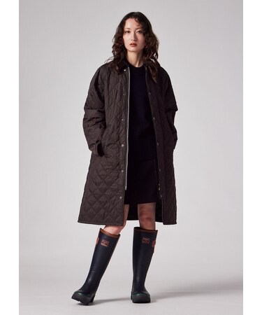 ウィメンズ Paul Smith loves Barbour Exmoor キルティングロングコート