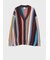 ウィメンズ "Signature Stripe" オーバー ニット カーディガン