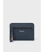 レザーブライトストライプトリム カードケース