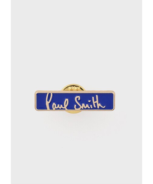 "Paul Smith Loves Barbour" "Signature Logo" ピンバッジ
