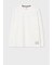 "Cropped logo" 長袖Tシャツ