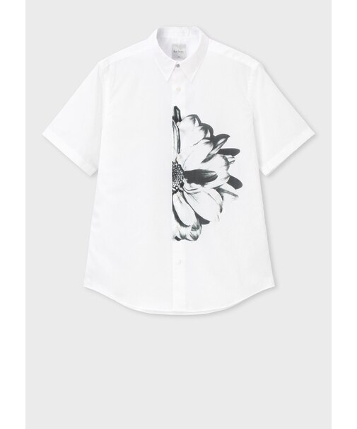 "Monochrome Daisy" 半袖シャツ