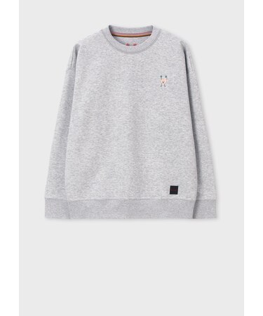 “Heart Embroidery” ダンボール ロングスリーブTシャツ