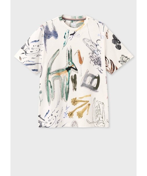 "Little Beasts" オールオーバープリント Tシャツ