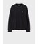 "Sports Stripe Zebra" クルーネックニット