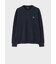 "Sports Stripe Zebra" クルーネックニット
