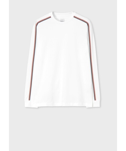 シグネチャーストライプテープ 長袖Tシャツ