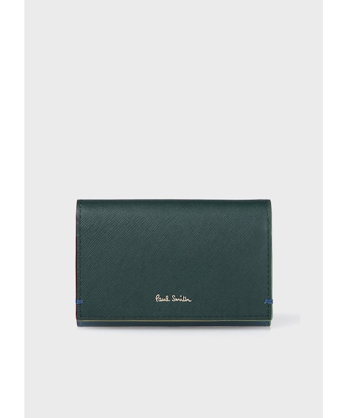 ✨️美品✨️Paul Smith カラードエッジ名刺入れ/カードケース グリーン カラードエッジ 名刺入れ｜ポール・スミスバッグのアウトレット通販