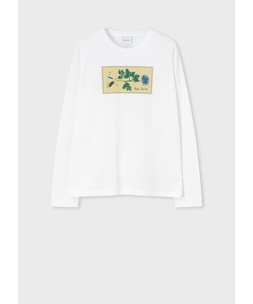 ウィメンズ "Woven Label" 長袖Tシャツ