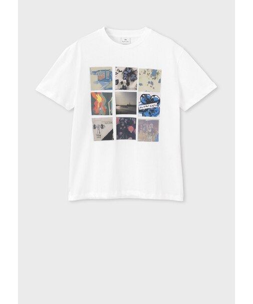 ウィメンズ コラージュプリント 半袖Tシャツ