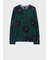 "Luminescent Floral" クルーネックセーター
